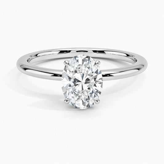 Oval Shape Engagement Rings